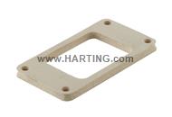Han M 6 Gasket 5 mm, neoprene light grey