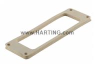 Han M 24 Gasket 5mm neoprene light grey
