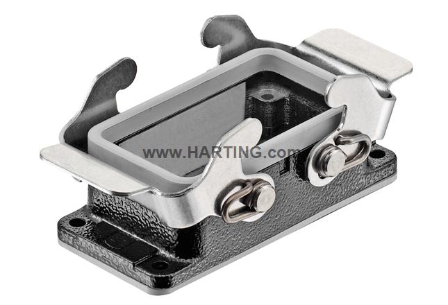 Han 10M-Base Panel 2 Levers IP 67