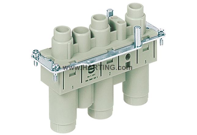 Han K 3/0 Pos. Female Insert Screw Term.
