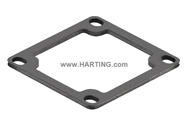 Gasket han 3HPR surface mount. hous. ang