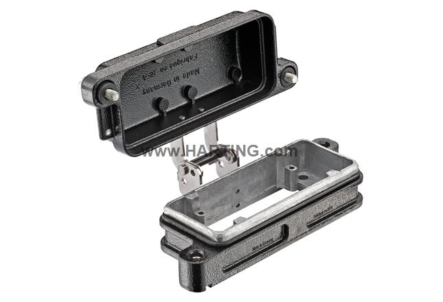 Han 16 HPR BH Housing with Hinged Cover