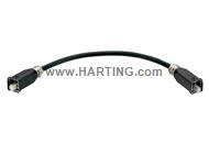RJI Han3A M.Hyb. Cat6A+4x1,5  1.0m