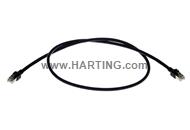 RJ45 CAT5 8P MA DE BK CABLE ASSY, 4M