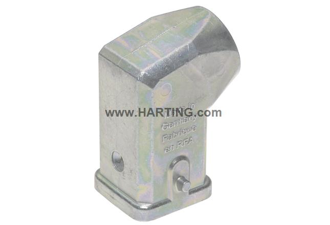 Han 3 EMC Hood Angled Entry 2 Pegs PG 11