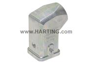 Han 3 EMC Hood Angled Entry 2 Pegs PG 11