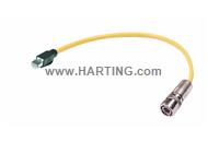 M12 X coded PushPull cable assembly,1m