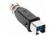 Set Han3A M plug 2x LC duplex SM GOF