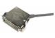 D-Sub Hood 37 poles side entry metal 50