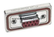 D SUB IP 67 FE ANG_PCB_09P_S4_METAL FRAM