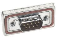 D SUB IP 67 MA STR_PCB_9P_S4_METAL FRAME
