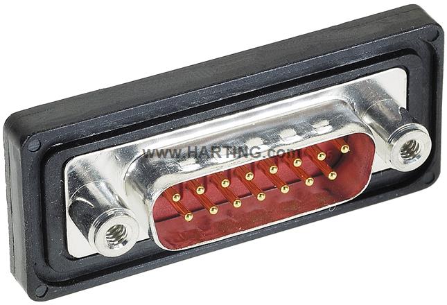 D SUB IP 67 9 POLE STRAIGHT FRONT PLASTI