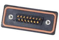 D SUB IP 67 09 POLE STRAIGHT FRONT PLAST