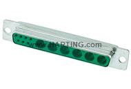 D-SUB M 13W6 STR FE SCUP TH PL3