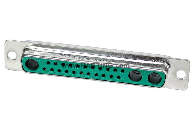 D-SUB M 25W3 STR FE SCUP TH NM30