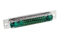 D-SUB M 25W3 STR MA SCUP TH PL3
