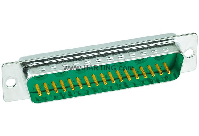 D-SUB M 24W7 STR MA SCUP TH PL3