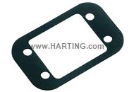 Gasket for Han-Compact Bulkhead mounting