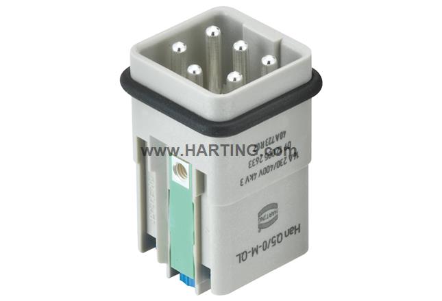 Han Q 5/0 Insert male quick lock