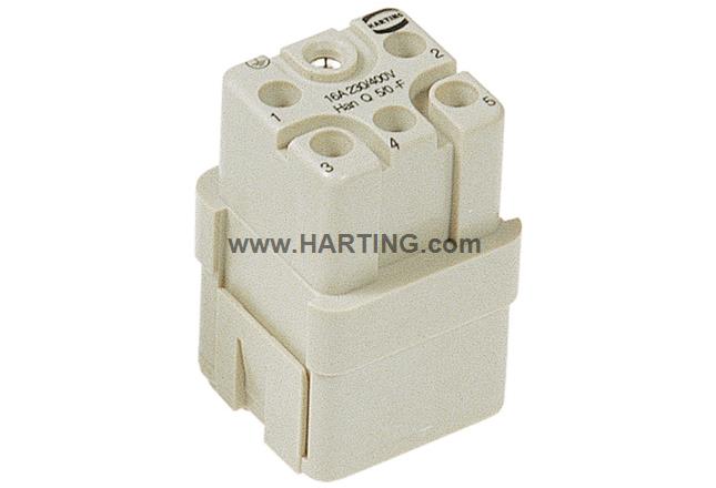 Han Q 5/0 Female Insert Crimp