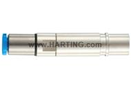 Pneum. contact metal OD 3 female+valve