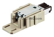 Han-Modular RJ45 Cat5 plug 4p IDC