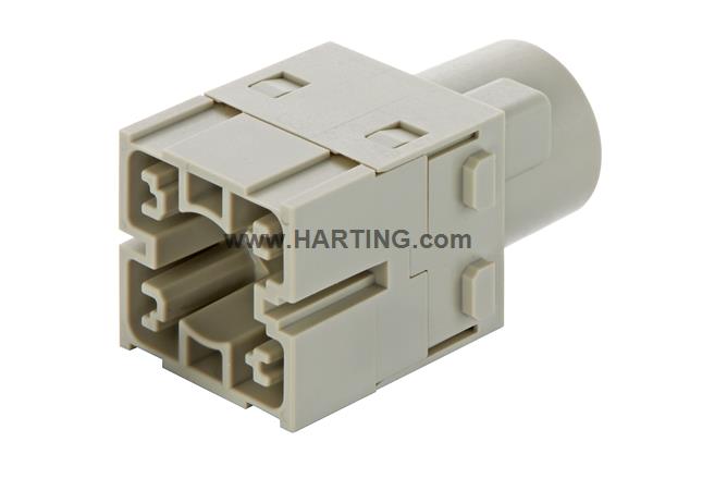Han 300A crimp module, male