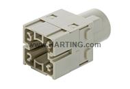 Han 300A crimp module, male