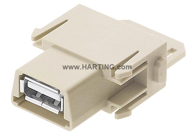 Han 1 Mod-F USB panel feed through