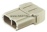 Han 40A crimp module, male For UL 1000V