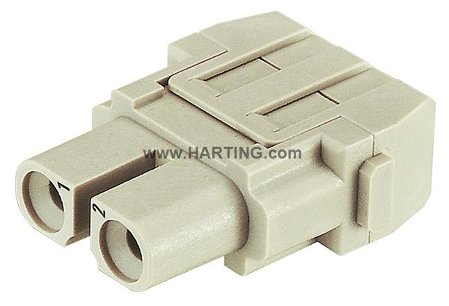 Han 40A crimp module, female UL 1000V