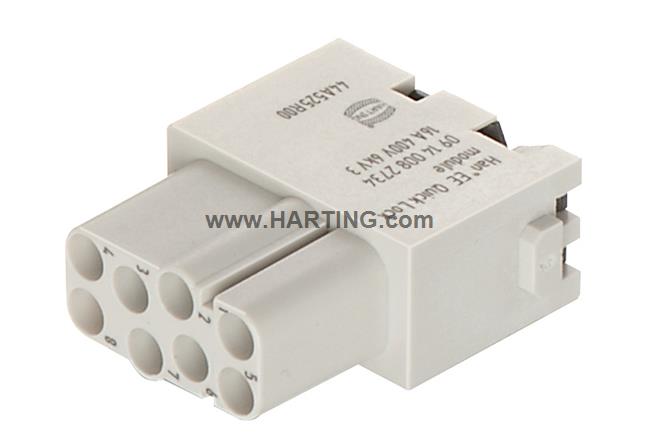 Han EE Quick-Lock module, female 1,5mm²