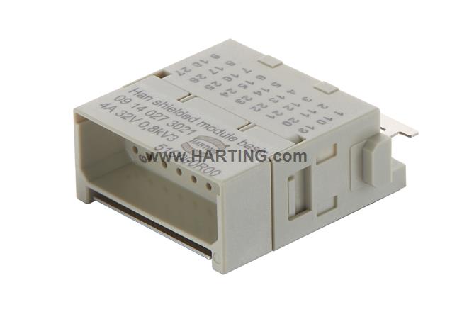Han shielded module basic, male