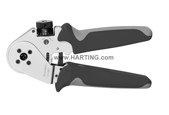 M23 crimping tool for signal contact