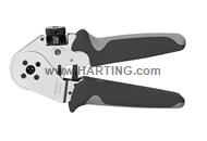 M23 crimping tool for signal contact