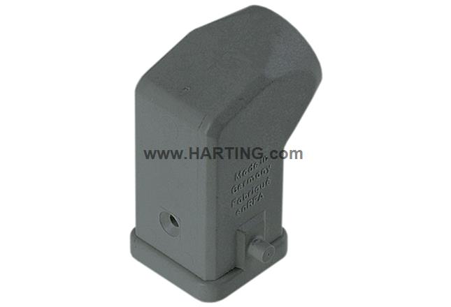Han A Hood Angled Entry 2 Pegs M20 Bla