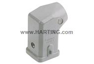 Han 3A Hood Top Angled Entry M20 for Ha