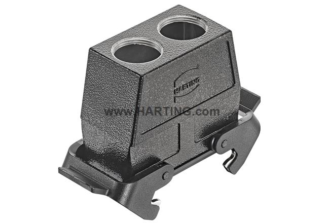 Han 16B HCC- HC- 2Levers-2xM25-black