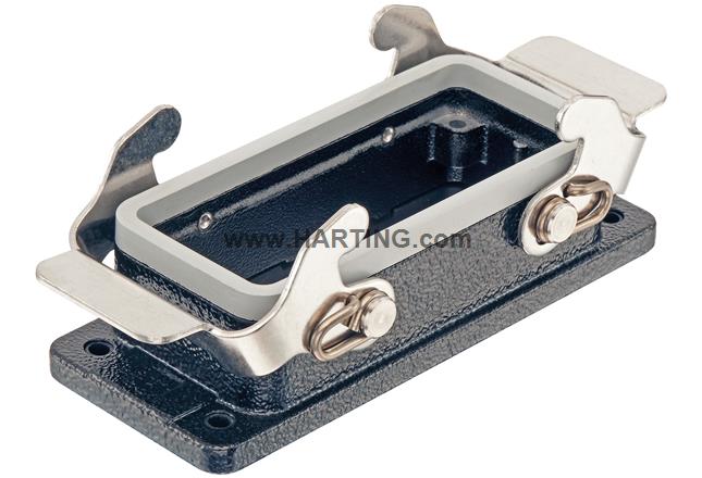Han 16M-Base Panel 2 Levers IP67