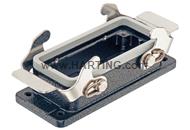 Han 16M-Base Panel 2 Levers IP67