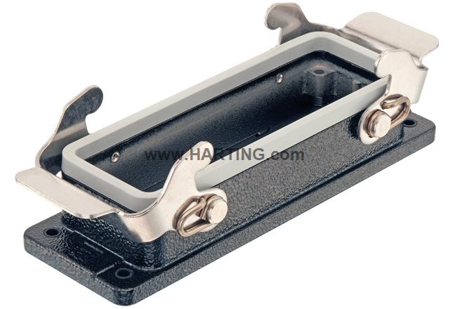 Han 24M-Base Panel 2 Levers IP67