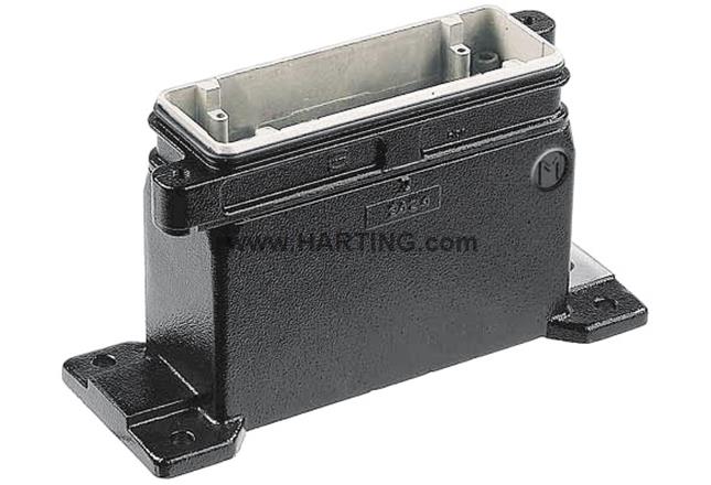 Han 10HPR Base panel 1x M32 screw lock