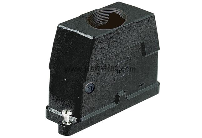 Han 24 HPR Hood Top Entry M40 Screw Lock