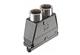 Han 24HPR Hood Top Entry 2xM40 Screw loc