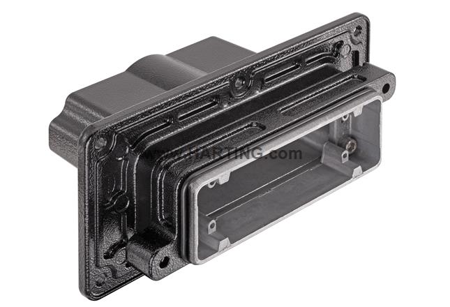 Han 24HPR-PFT housing-2xM16, 2xM20