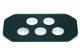 Han 48HPR cover angled housing 5xM32