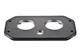 Han 48HPR mounting cover 2xM50 1xM20