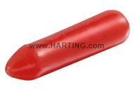 Protection cap LC male contact red