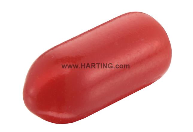 Protection cap LC female contact red