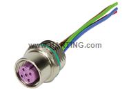 M12 Cable Assembly B-cod st/- f/- 0,5m